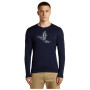 Tricou funcțional bărbați Icebreaker Men Merino 200 Oasis LS Crewe SkiingYeti