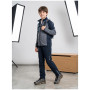 Pantaloni softshell copii Alpine Pro Zorto 2 Blue
