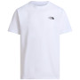 Tricou bărbați The North Face M Mountain Sketch Regular Short Sleeve alb TNF WHITE