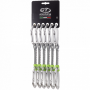 Set bulce echipate Climbing Technology Lime set 12 cm DY 6 ks silver