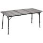 Masă Brunner Elùtop Compack Square 100 negru/maro