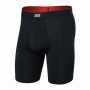 Boxeri Saxx Multi-Sport Mesh Long Boxer Brief Fly negru Black