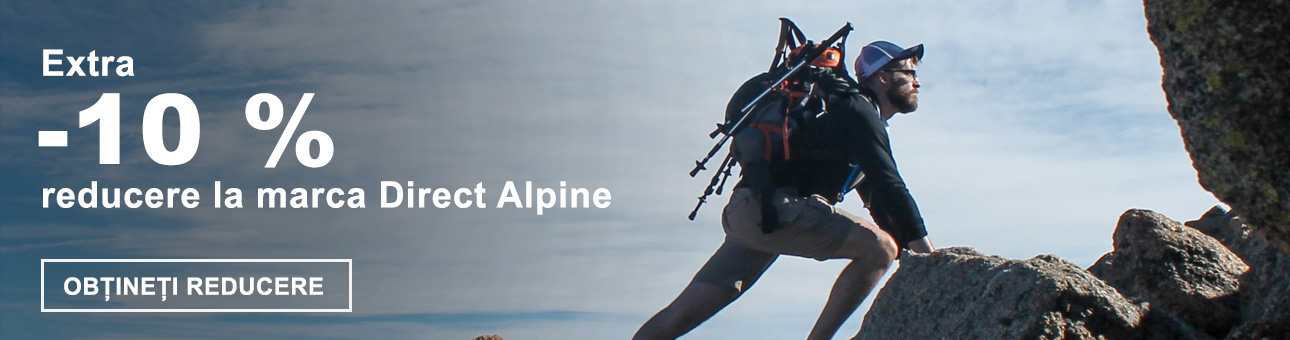 Extra -10% reducere la marca Direct Alpine