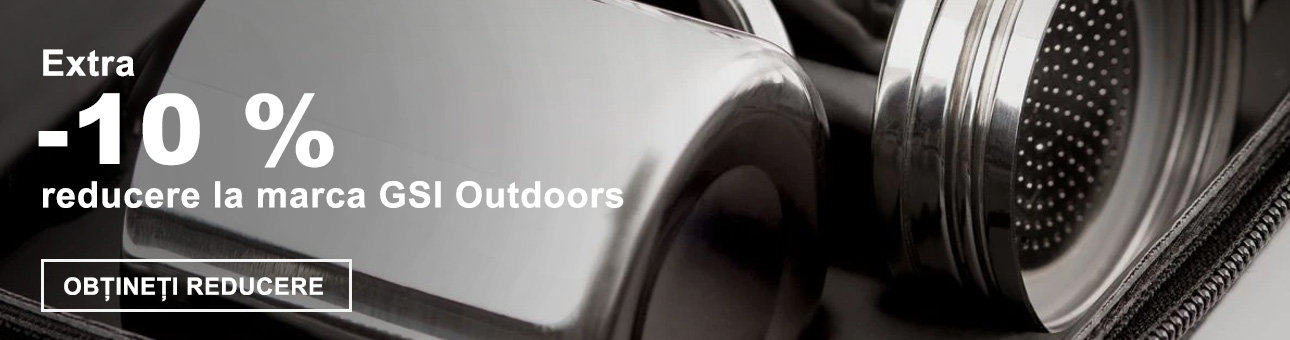 Extra -10% reducere la marca GSI Outdoors