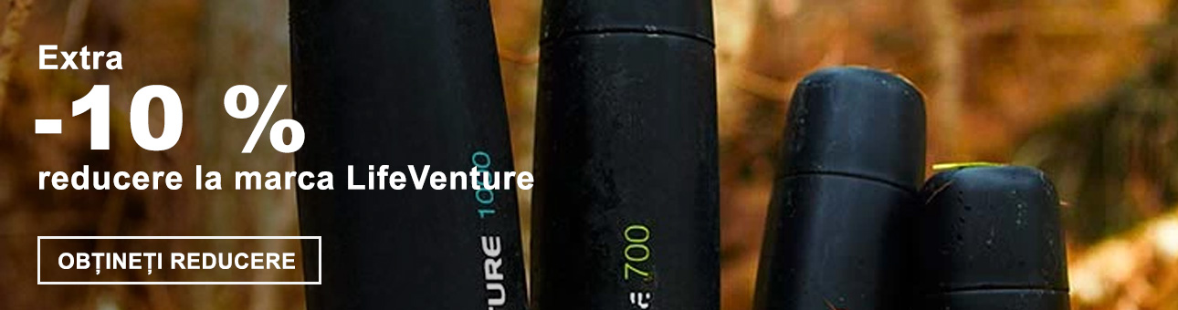 Extra -10% reducere la marca LifeVenture