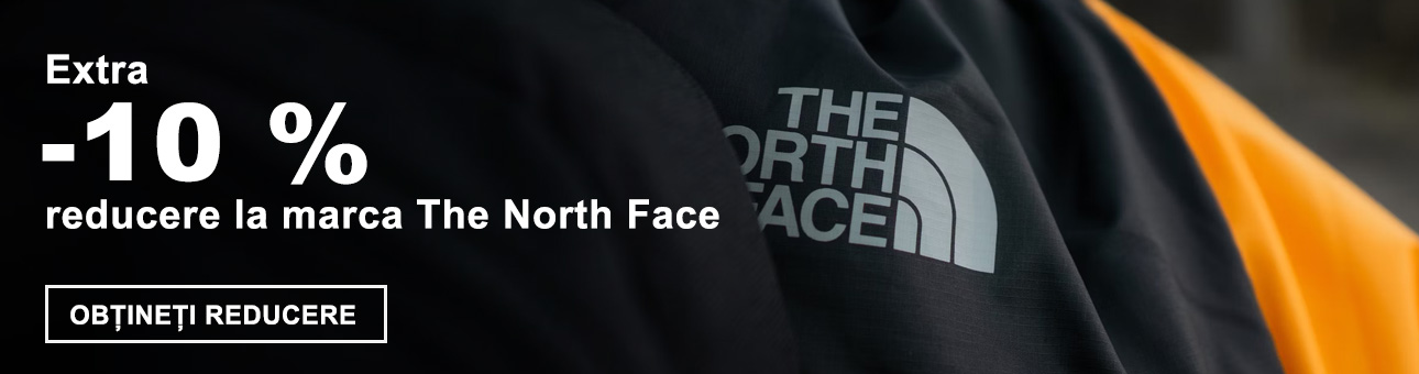 Extra -10% reducere la marca The North Face