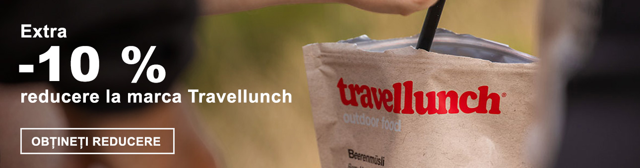 Extra -10% reducere la marca TRAVELLUNCH