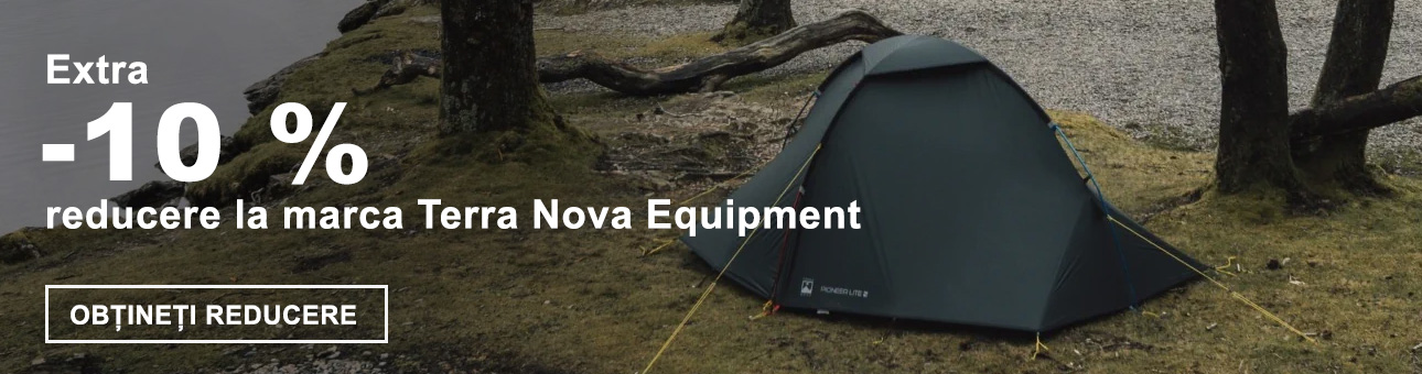 Extra -10% reducere la marca Terra Nova Equipment