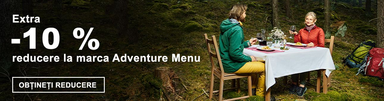 Extra -10% reducere la marca Adventure Menu