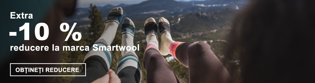 Extra -10% reducere la marca Smartwool