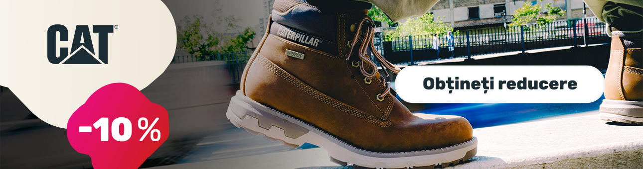 Extra -10% reducere la marca Caterpillar