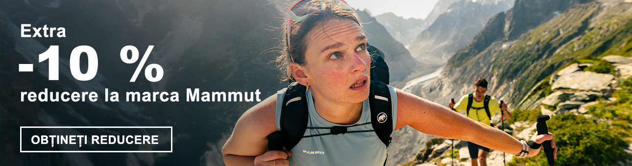 Extra -10% reducere la marca MAMMUT